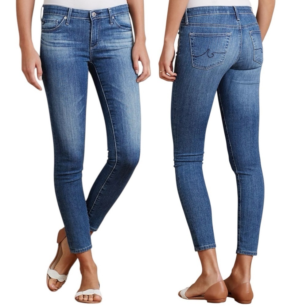 AG Jeans The Legging Ankle Mid Wash Size 30 Reg Skinny Stretch Denim